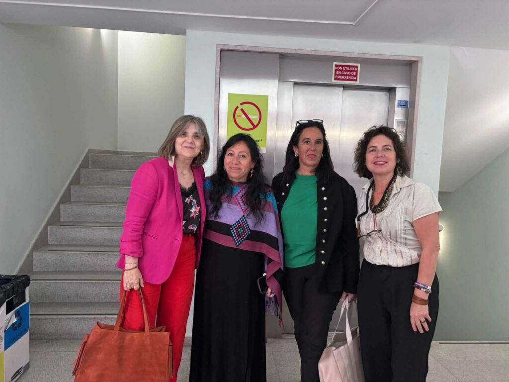 Quatre participantes aux journées EWM-Platform à Ferrol